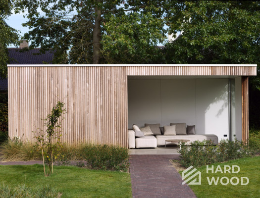 Современная беседка с барбекю №70 - фото 1728