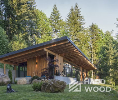 Большая беседка с окнами для глэмпинга №34 - фото 1567